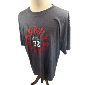Hooey Brands Mens Graphic Tee Shirt Charcoal Heather Grey XXL New